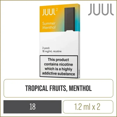 JUUL 2 PODS 18MG 2pc/pack AVAILABLE IN UAE