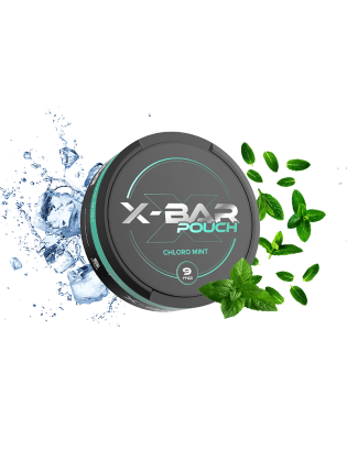 X-Bar Chloro Mint Nicotine Pouches 9 mg In Dubai, UAE