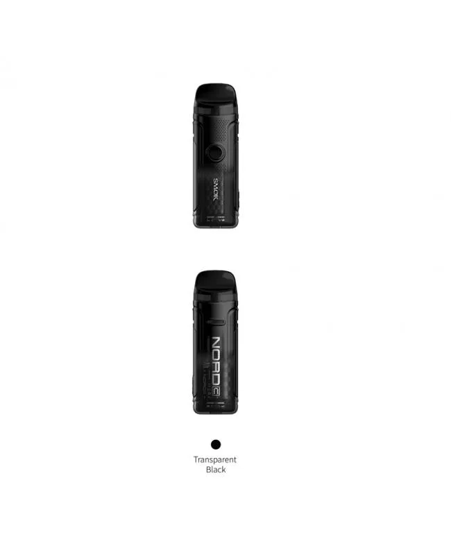 Smok Nord C Pod Kit Transparent Black 50w In UAE Gen Vape Dubai