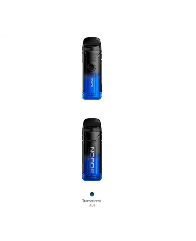 Smok Nord C Pod Kit Transparent Blue 50w In UAE Gen Vape Dubai