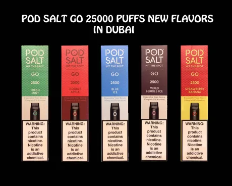 Pod Salt Go 2500 Puffs 2% New flavors Gen Vape Dubai