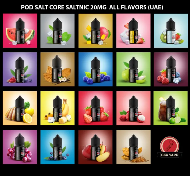Pod Salt Core 30ml Salt Nic E-Liquid (UAE) – 20mg