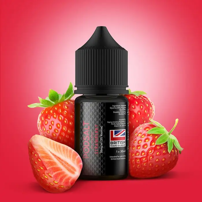 Pod Salt Core Strawberry 30ml Salt Nic E-Liquid (UAE) – 20mg
