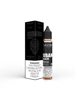 Vgod Salt Nic Cubano Black E-liquid 30ml (25mg & 50mg)