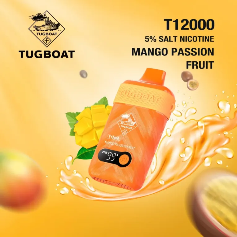 Tugboat T12000 Mango Passionfruit Disposable Vape In UAE