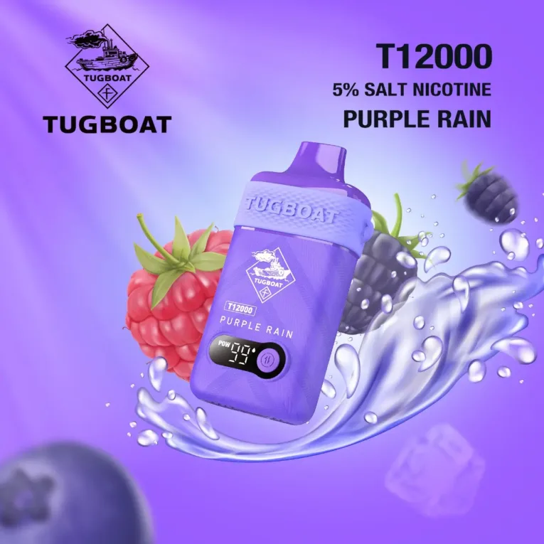 Tugboat T12000 Purple Rain Disposable Vape In UAE