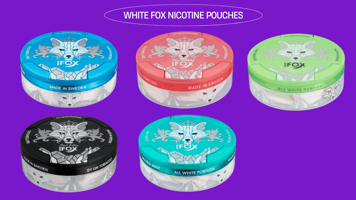 White Fox Nicotine Pouch Flavors