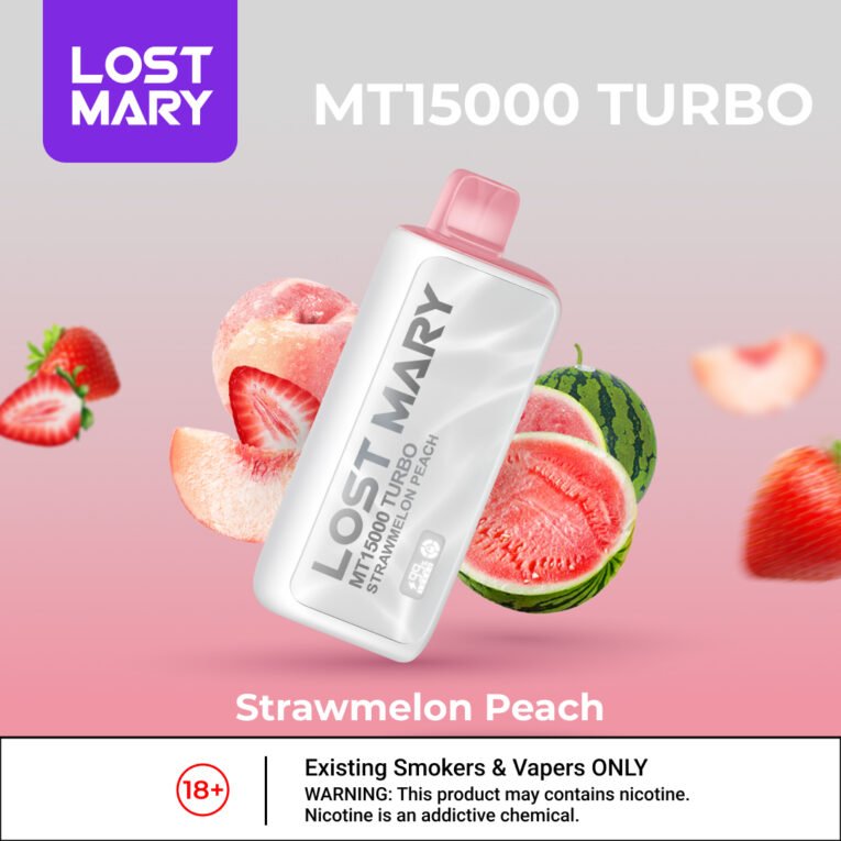 LOST MARY MT15000 DISPOSABLE Strawmelon Peach